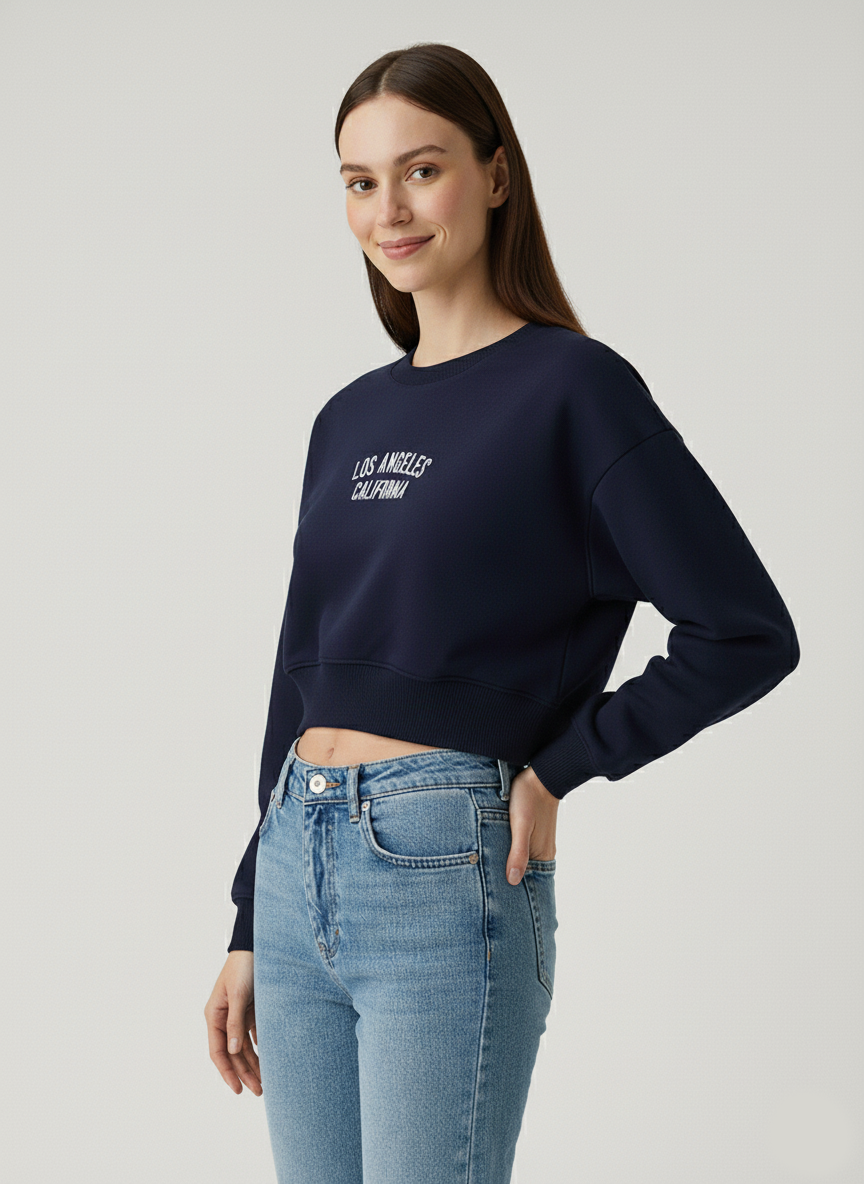 Mavi Crop Sweatshirt