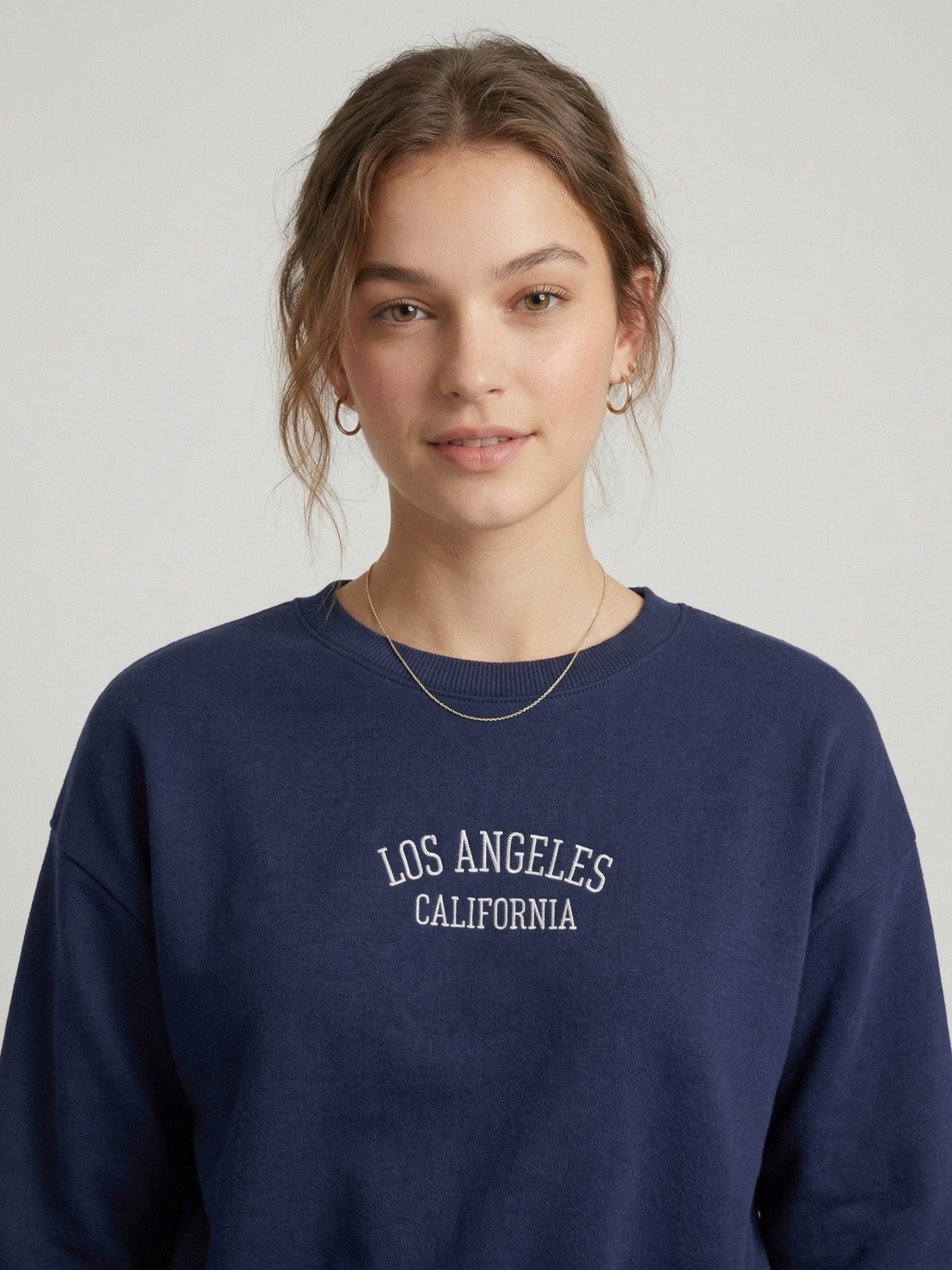 Baskılı Crop Sweatshirt