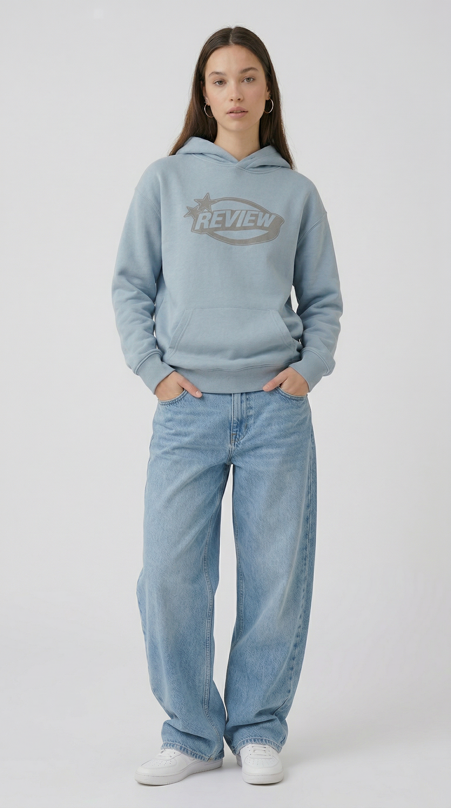 3 İplik Baskılı Oversize Unisex Sweatshirt