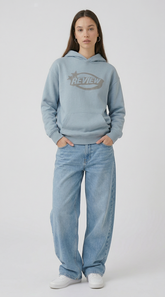 3 İplik Baskılı Oversize Unisex Sweatshirt