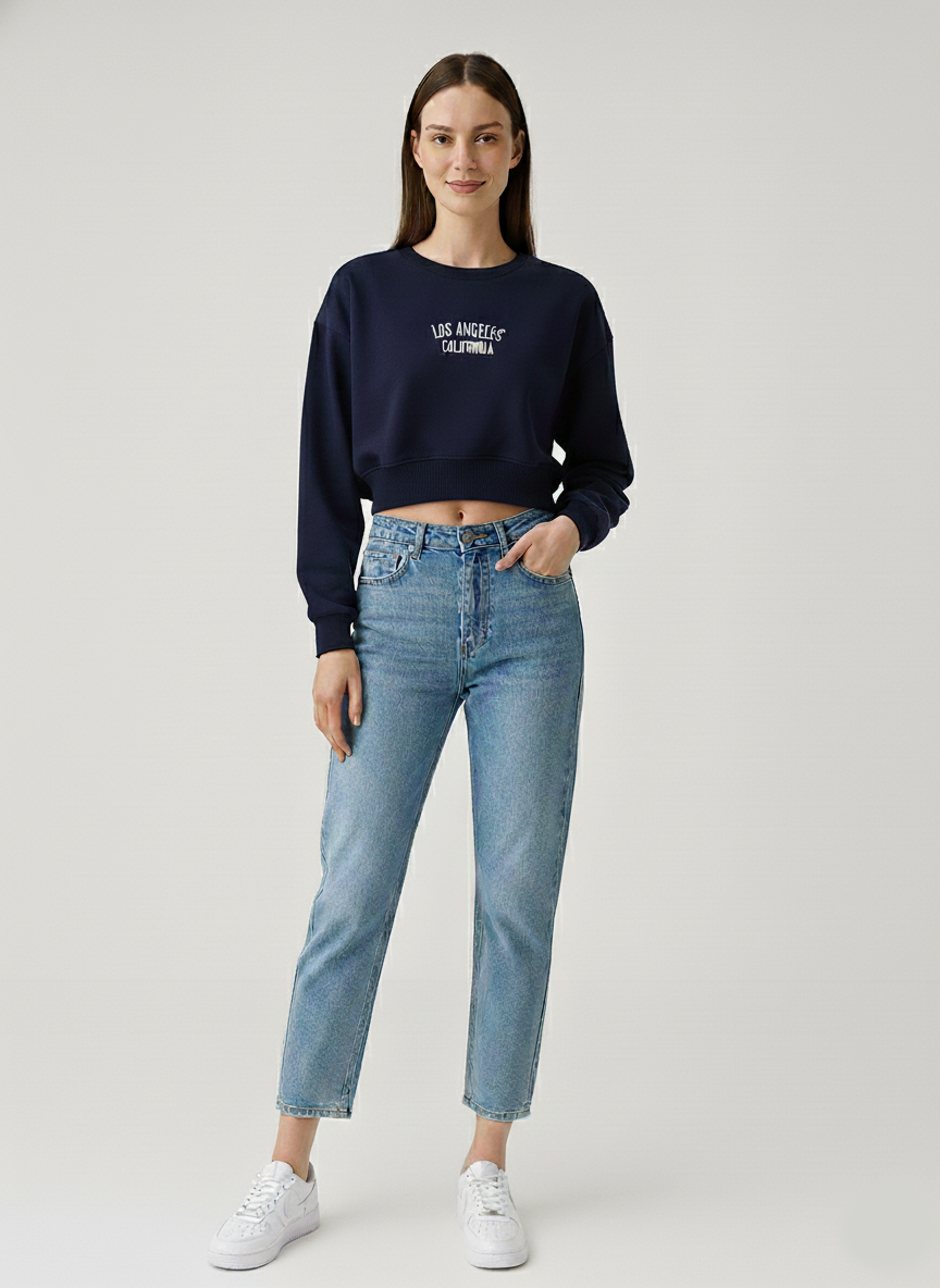 Mavi Crop Sweatshirt
